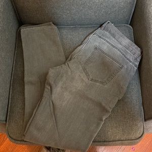 Gray denim jeans